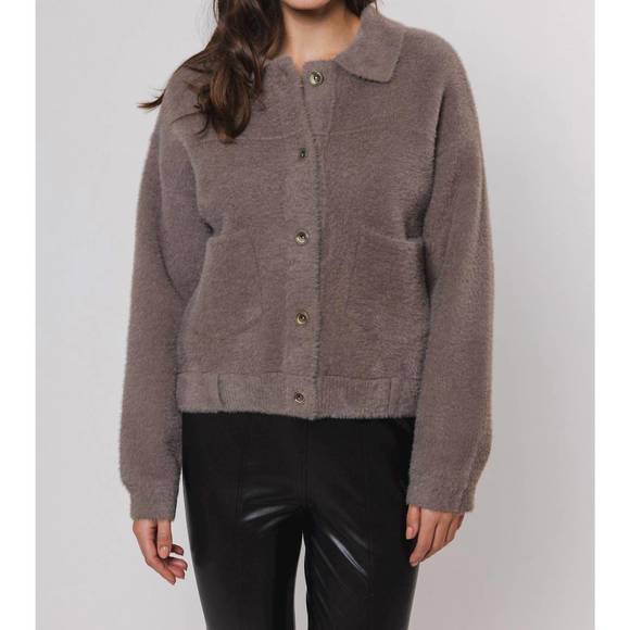 NEW RINO & PELLE bubbly jacket in taupe - Picture 1 of 4